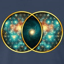 A picture of the sacred geometry of two circles.